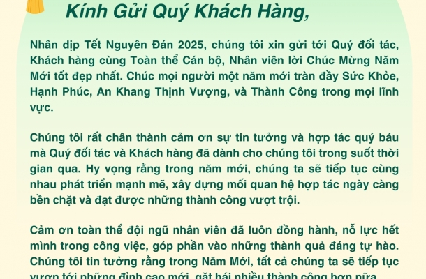 CÔNG TY TNHH SHIP LINK VIỆT NAM. KÍNH GỬI QUÝ KHÁCH HÀNG, ĐỐI TÁC, CÁN BỘ NHÂN VIÊN 